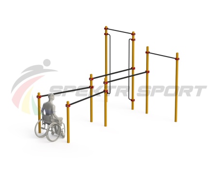 Купить Спортивный комплекс для инвалидов-колясочников WRK-D19_76mm в Окуловке 