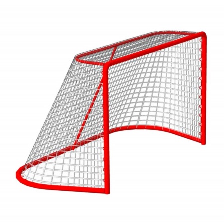 Купить Сетка хоккейная на ворота 1,22мх1,83мх0,5мх1,15м, нить 3,5 мм, узловая в Окуловке 