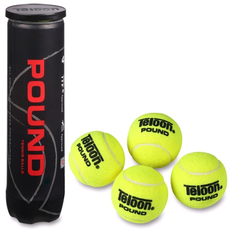 Купить Мяч для большого тенниса Teloon 828Т Р4  (4 шт) в Окуловке 