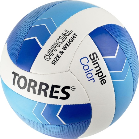 Купить Мяч волейбольный Torres Simple Color любительский р.5 в Окуловке 